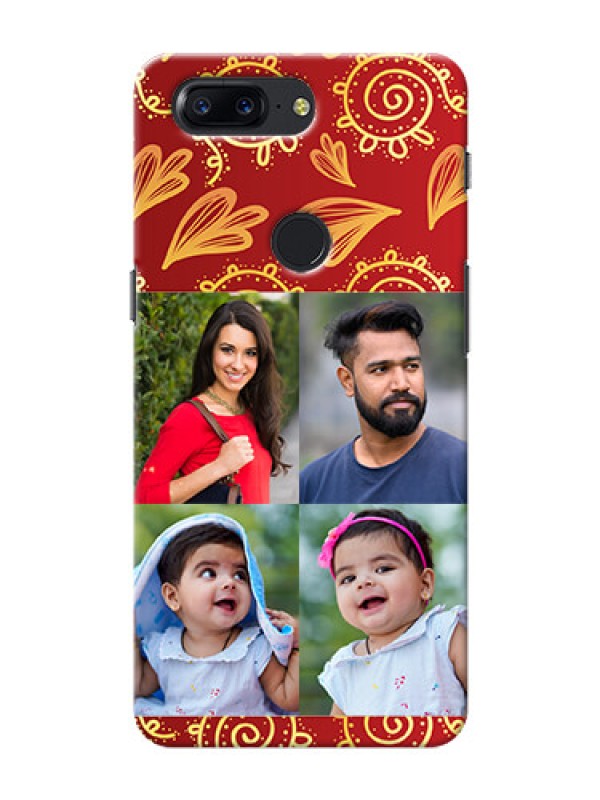 Custom One Plus 5T 4 image holder with mandala traditional background Design