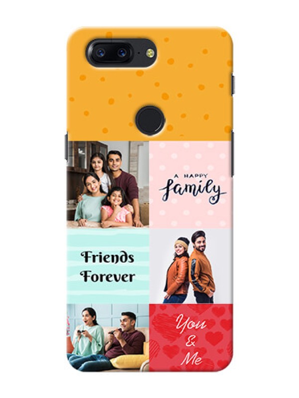 Custom One Plus 5T 4 image holder with multiple quotations Design