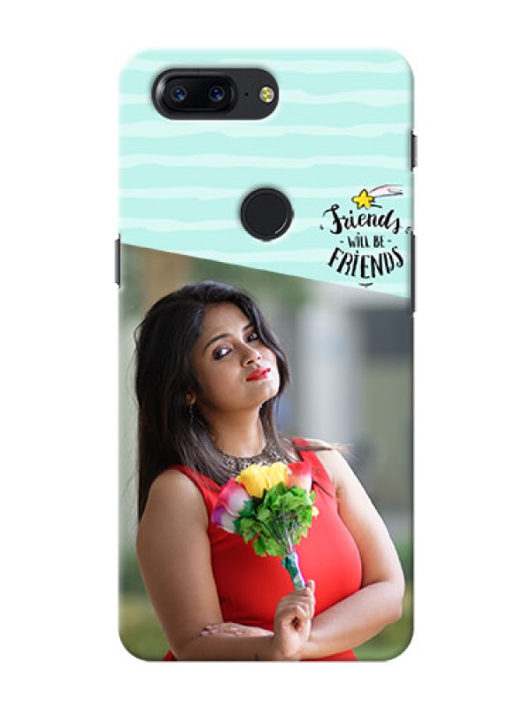 Custom One Plus 5T 2 image holder with friends icon Design