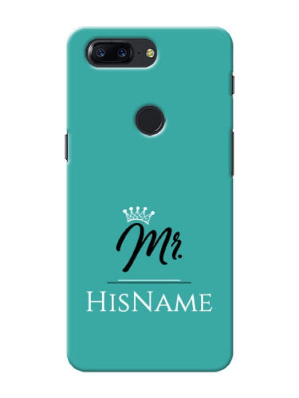 Custom One Plus 5T Custom Phone Case Mr with Name