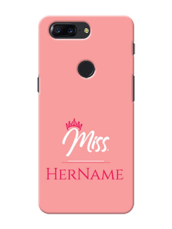 Custom One Plus 5T Custom Phone Case Mrs with Name