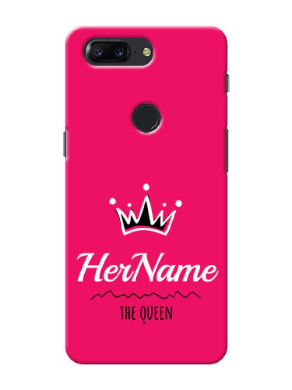 Custom One Plus 5T Queen Phone Case with Name
