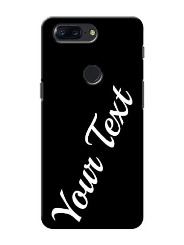 Custom One Plus 5T Custom Mobile Cover with Your Name