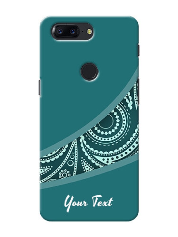 Custom OnePlus 5T Custom Phone Covers: semi visible floral Design
