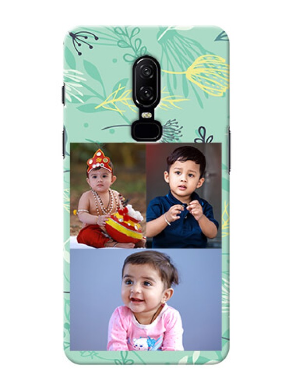 Custom One Plus 6 family is forever design with floral pattern Design