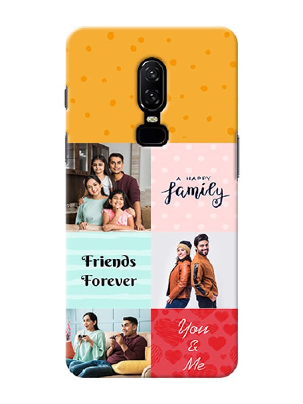 Custom One Plus 6 4 image holder with multiple quotations Design