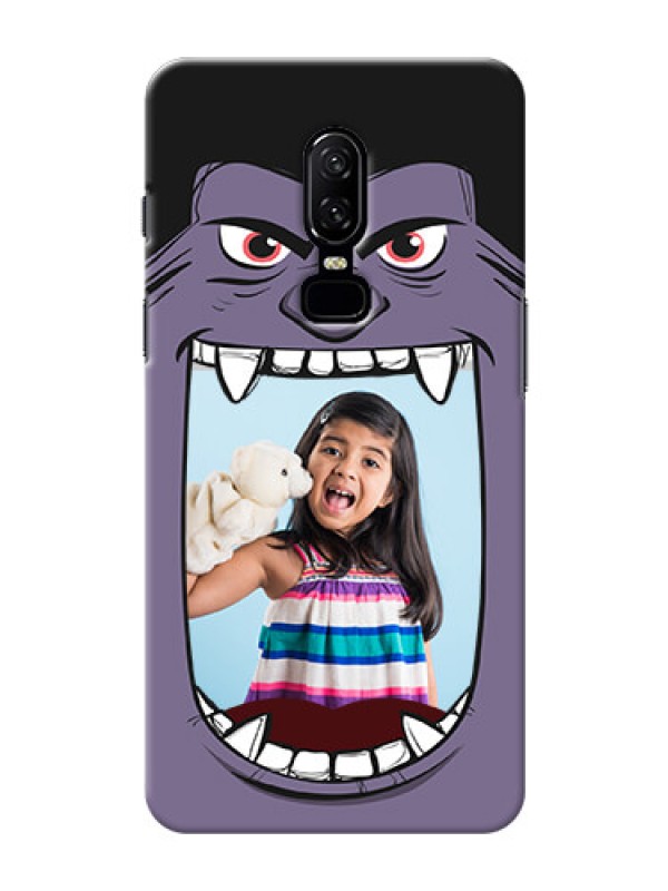Custom One Plus 6 angry monster backcase Design