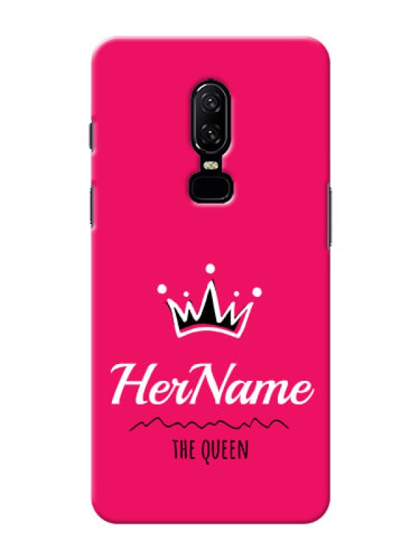 Custom One Plus 6 Queen Phone Case with Name