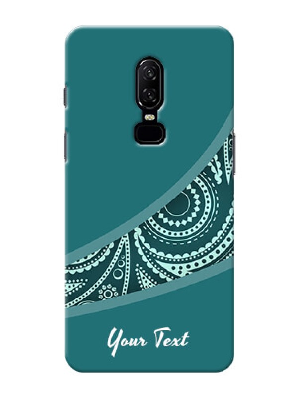 Custom OnePlus 6 Custom Phone Covers: semi visible floral Design