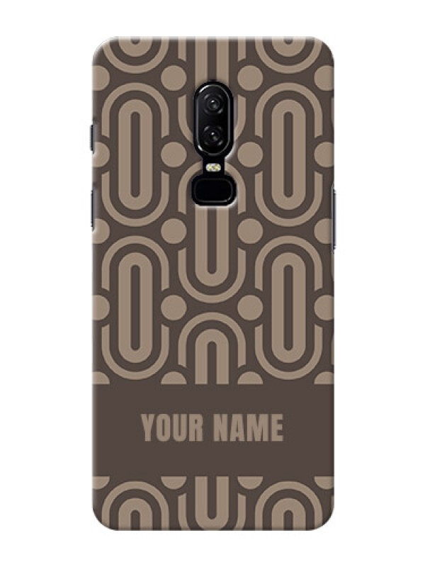 Custom OnePlus 6 Custom Phone Covers: Captivating Zero Pattern Design