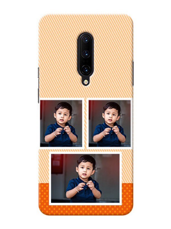 Custom OnePlus 7 Pro Mobile Back Covers: Bulk Photos Upload Design