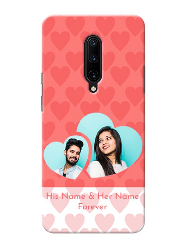 Custom OnePlus 7 Pro personalized phone covers: Couple Pic Upload Design