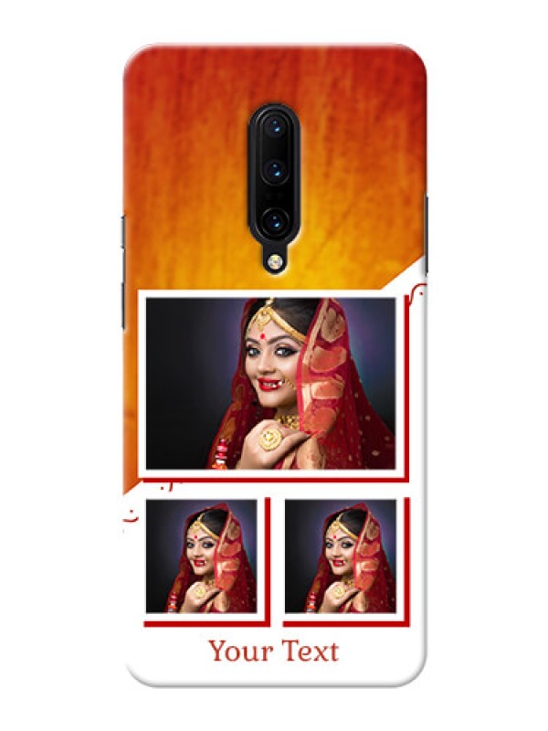 Custom OnePlus 7 Pro Personalised Phone Cases: Wedding Memories Design  