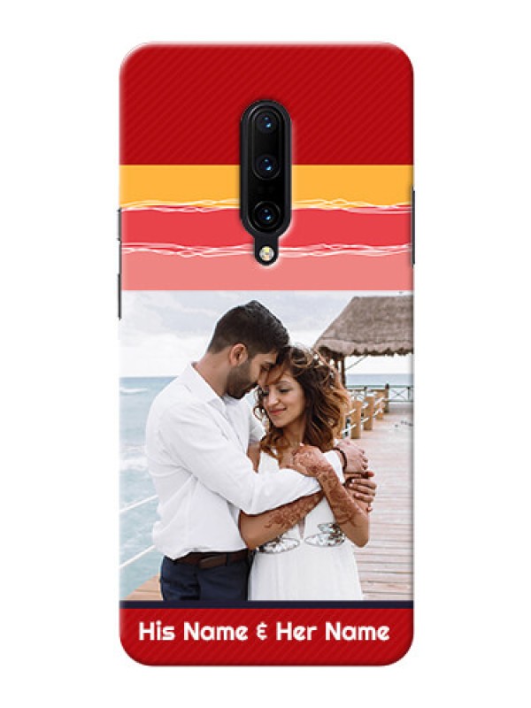 Custom OnePlus 7 Pro custom mobile phone covers: Colorful Case Design