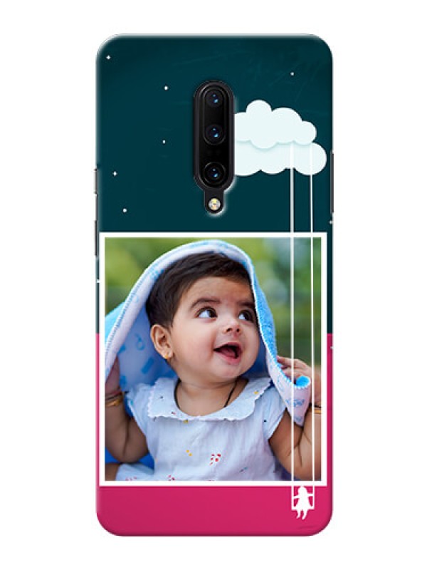 Custom OnePlus 7 Pro custom phone covers: Cute Girl with Cloud Design