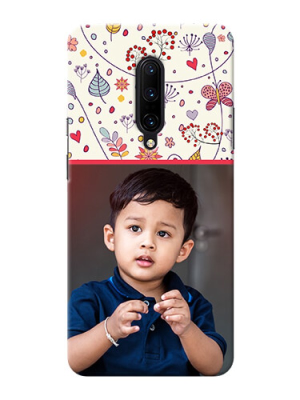 Custom OnePlus 7 Pro phone back covers: Premium Floral Design