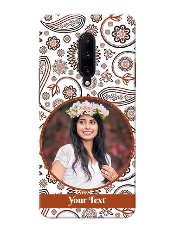Custom OnePlus 7 Pro phone cases online: Abstract Floral Design 
