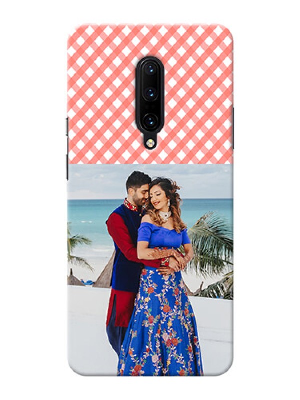 Custom OnePlus 7 Pro custom mobile cases: Pink Pattern Design
