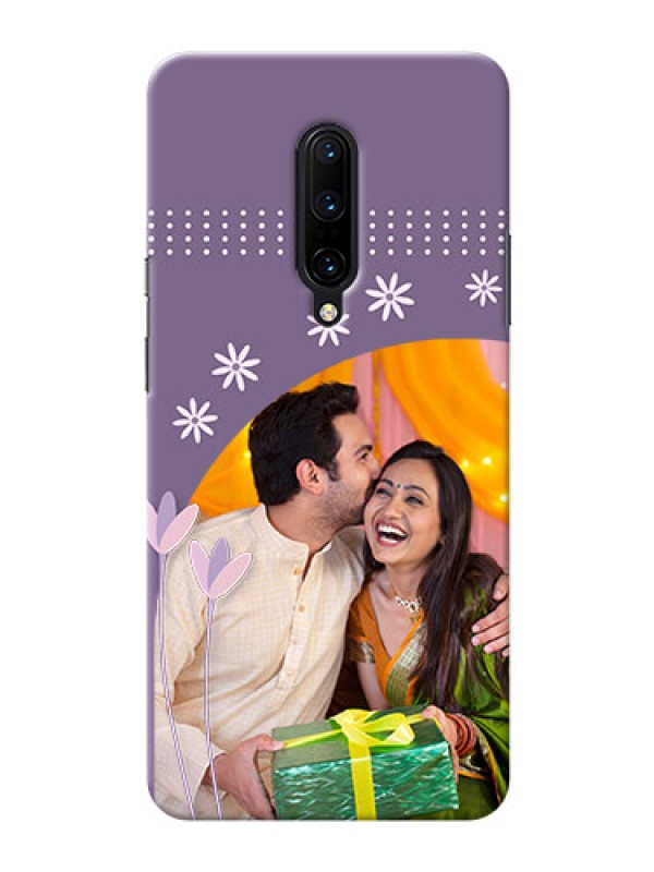 Custom OnePlus 7 Pro Phone covers for girls: lavender flowers design 