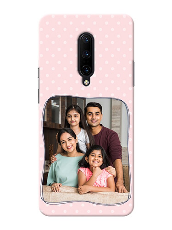Custom OnePlus 7 Pro Personalized Phone Cases: Family with Dots Design