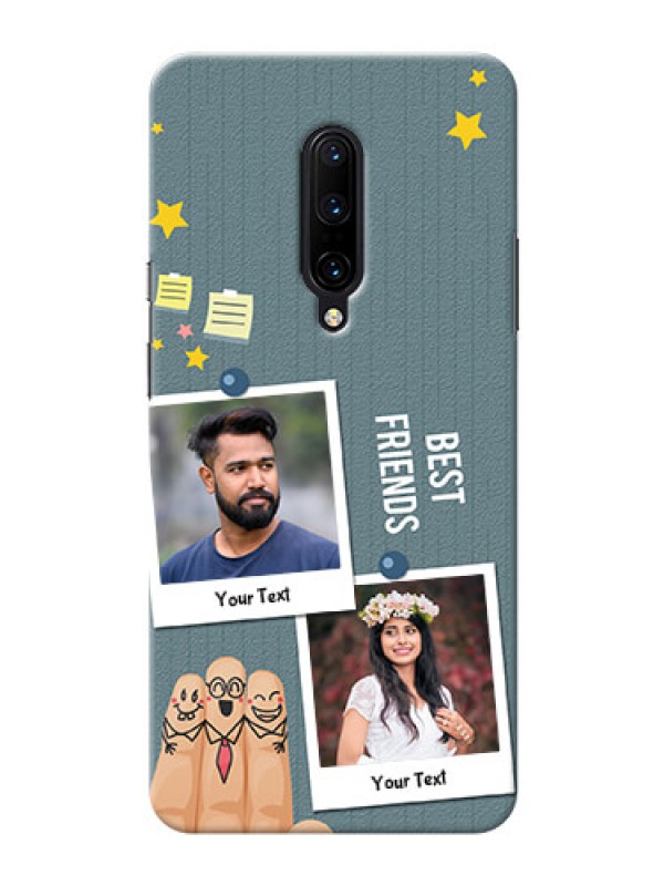 Custom OnePlus 7 Pro Mobile Cases: Sticky Frames and Friendship Design