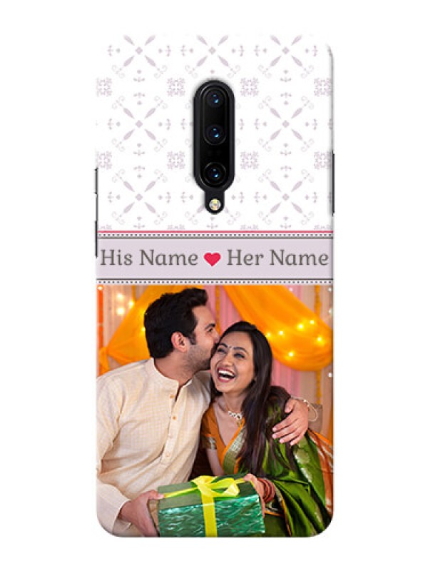 Custom OnePlus 7 Pro Phone Cases with Photo and Ethnic Design
