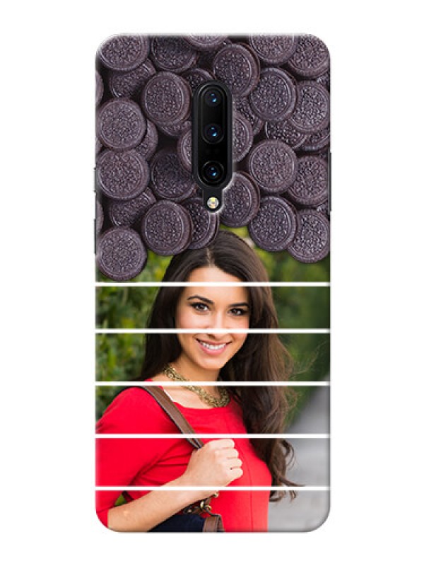 Custom OnePlus 7 Pro Custom Mobile Covers with Oreo Biscuit Design