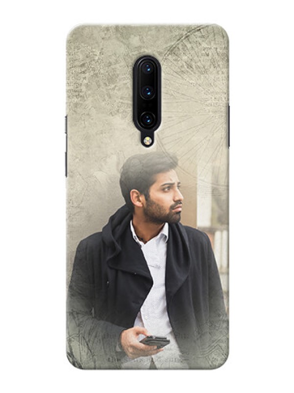 Custom OnePlus 7 Pro custom mobile back covers with vintage design