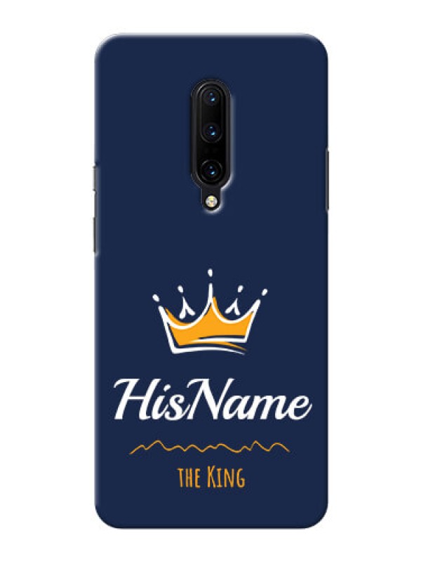 Custom One Plus 7 Pro King Phone Case with Name