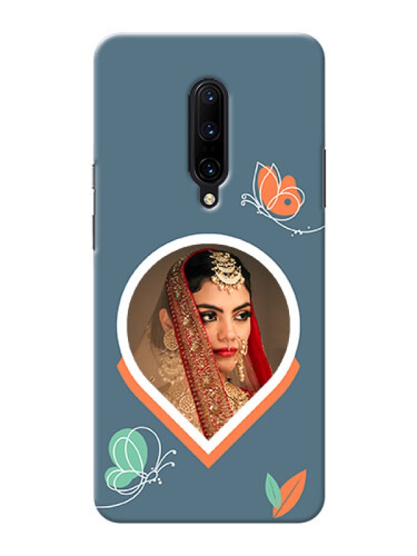Custom OnePlus 7 Pro Custom Mobile Case with Droplet Butterflies Design