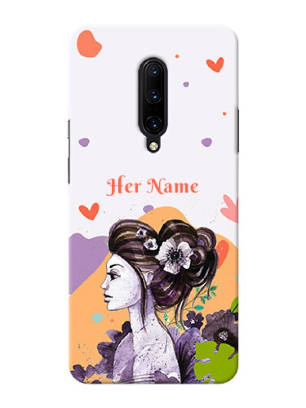 Custom OnePlus 7 Pro Custom Mobile Case with Woman And Nature Design