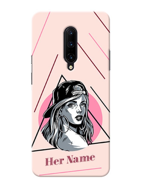 Custom OnePlus 7 Pro Custom Phone Cases: Rockstar Girl Design