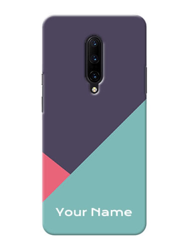Custom OnePlus 7 Pro Custom Phone Cases: Tri Color abstract Design