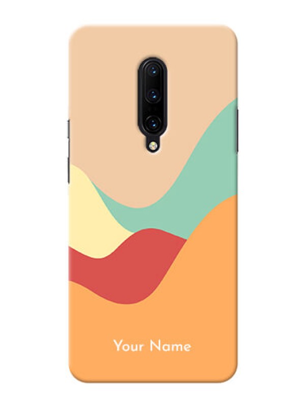 Custom OnePlus 7 Pro Custom Mobile Case with Ocean Waves Multi-colour Design