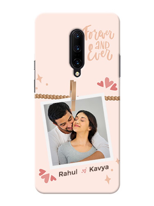 Custom OnePlus 7 Pro Phone Back Covers: Forever and ever love Design