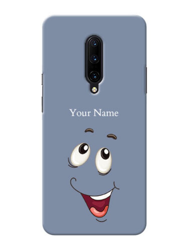 Custom OnePlus 7 Pro Phone Back Covers: Laughing Cartoon Face Design