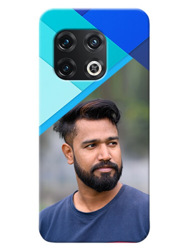 Custom OnePlus 10 Pro 5G Phone Cases Online: Blue Abstract Cover Design