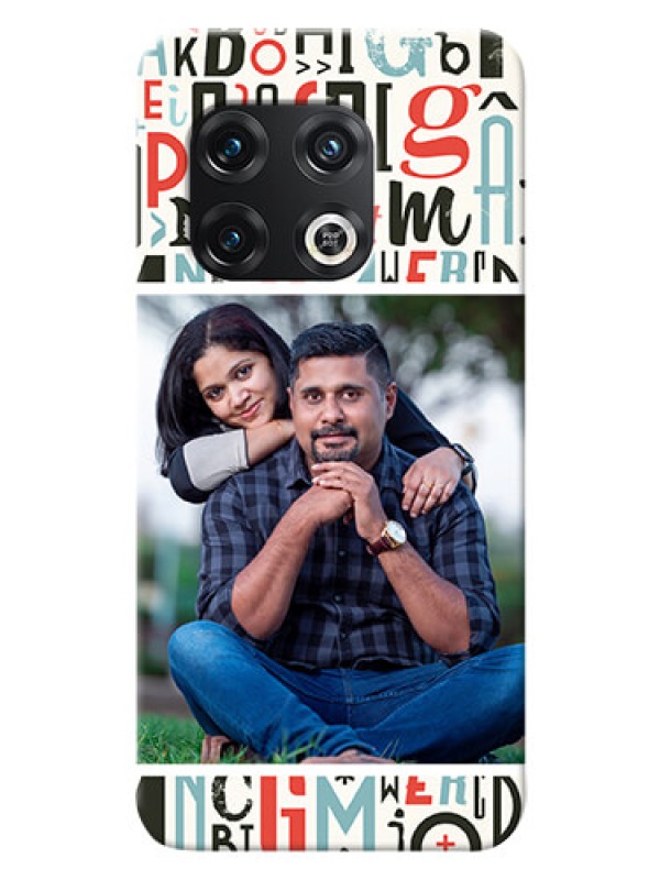 Custom OnePlus 10 Pro 5G custom mobile phone covers: Alphabet Design