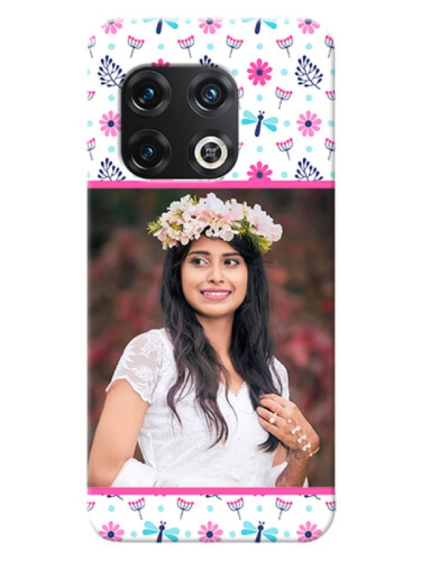 Custom OnePlus 10 Pro 5G Mobile Covers: Colorful Flower Design