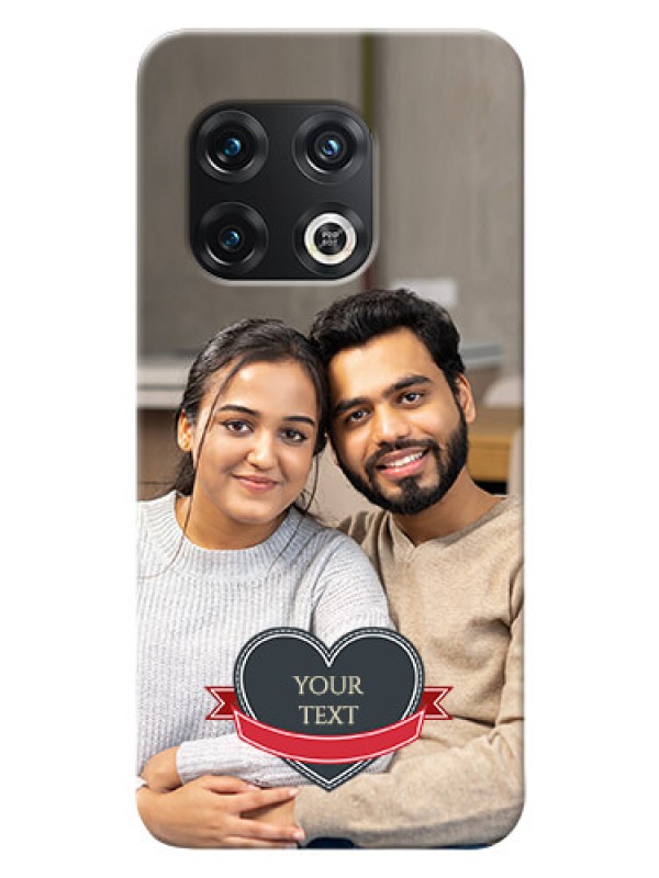 Custom OnePlus 10 Pro 5G mobile back covers online: Just Married Couple Design