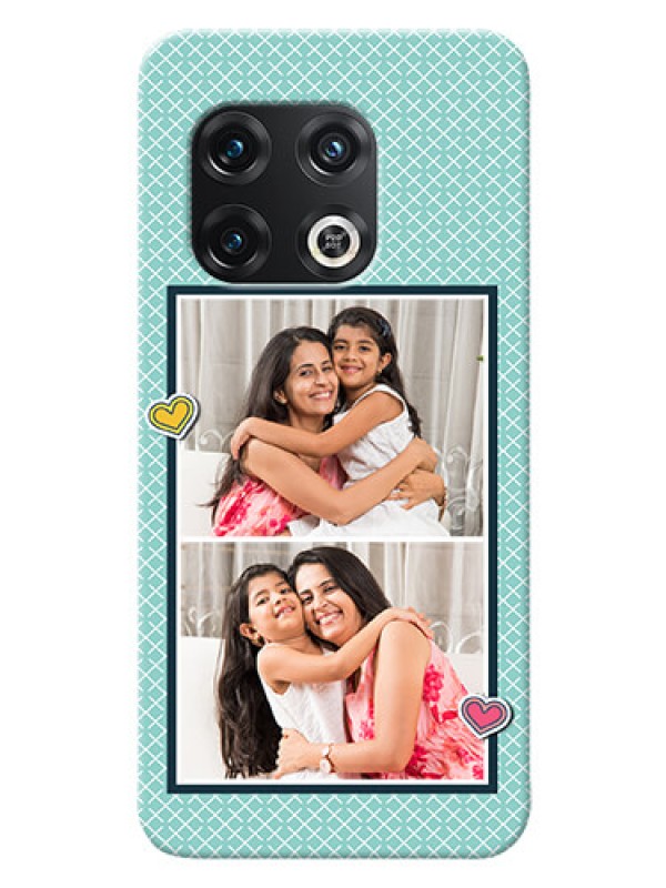 Custom OnePlus 10 Pro 5G Custom Phone Cases: 2 Image Holder with Pattern Design