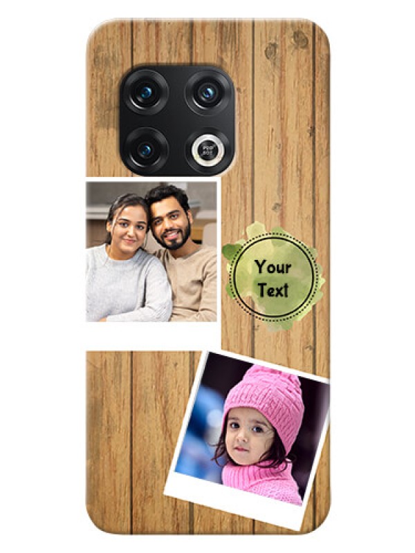 Custom OnePlus 10 Pro 5G Custom Mobile Phone Covers: Wooden Texture Design