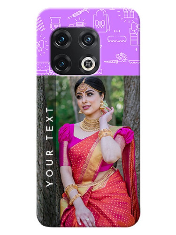 Custom OnePlus 10 Pro 5G Personalized Phone Cases: Birthday Icons Design