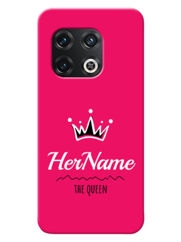Custom OnePlus 10 Pro 5G Queen Phone Case with Name