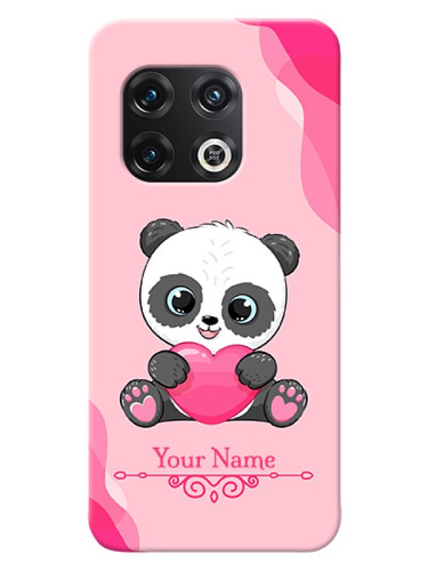 Custom OnePlus 10 Pro 5G Mobile Back Covers: Cute Panda Design