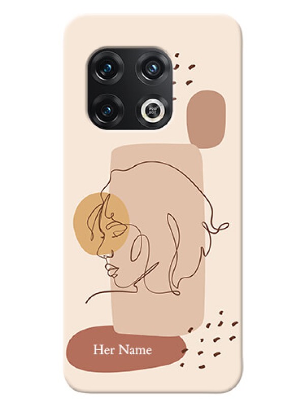 Custom OnePlus 10 Pro 5G Custom Phone Covers: Calm Woman line art Design