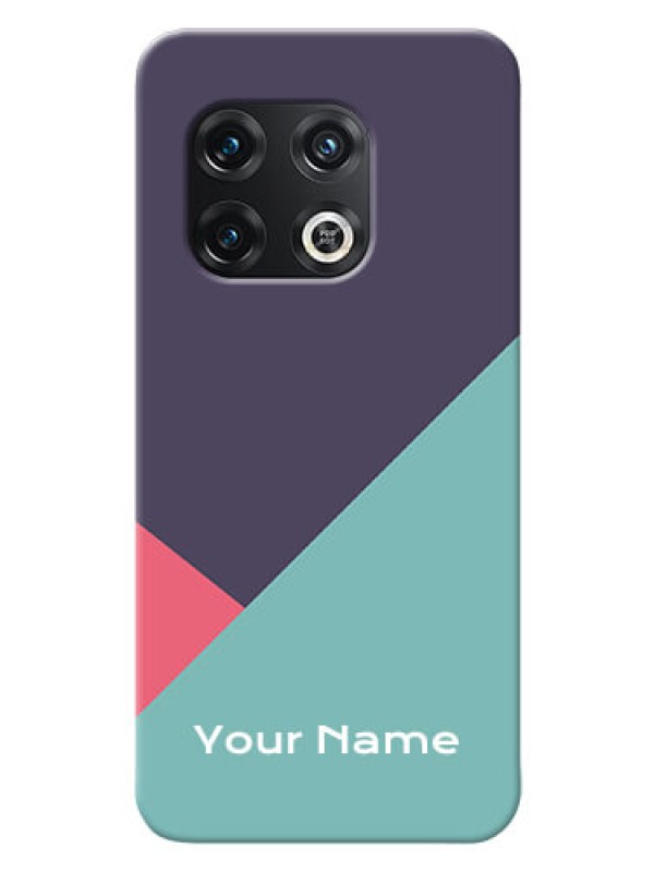 Custom OnePlus 10 Pro 5G Custom Phone Cases: Tri Color abstract Design