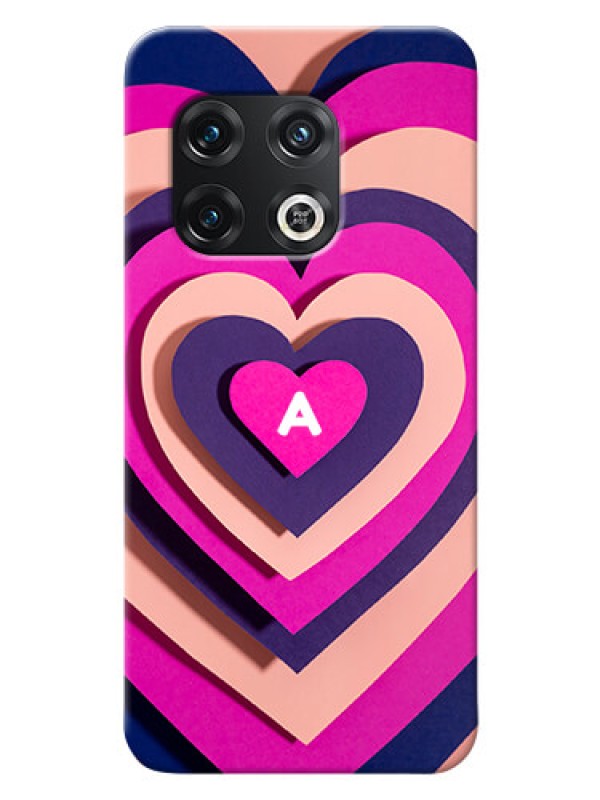 Custom OnePlus 10 Pro 5G Custom Mobile Case with Cute Heart Pattern Design