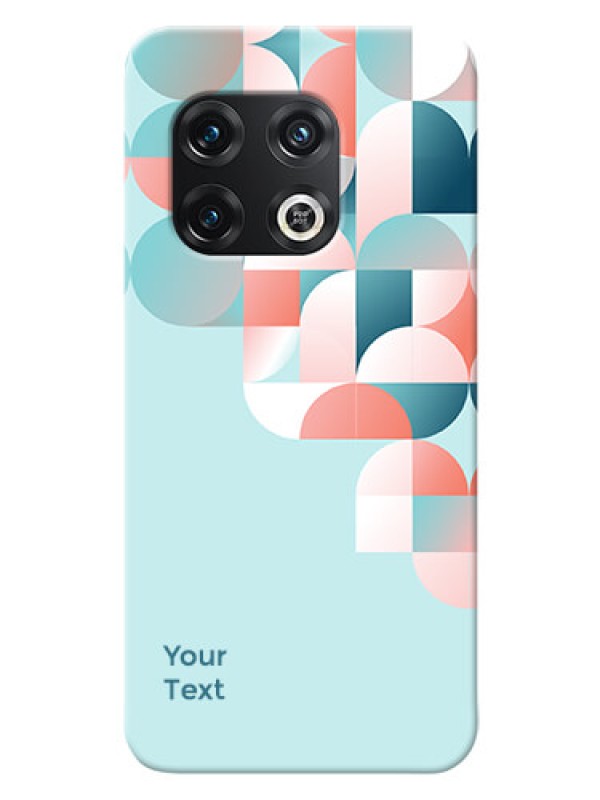 Custom OnePlus 10 Pro 5G Back Covers: Stylish Semi-circle Pattern Design