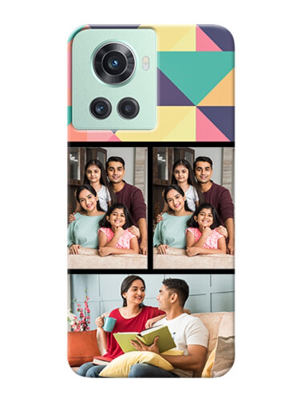 Custom OnePlus 10R 5G personalised phone covers: Bulk Pic Upload Design